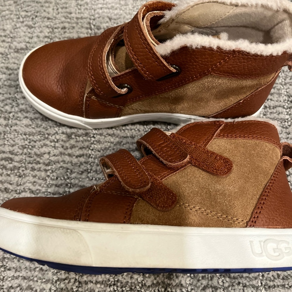 UGG little boy dress shoes. Size 12. Like new!